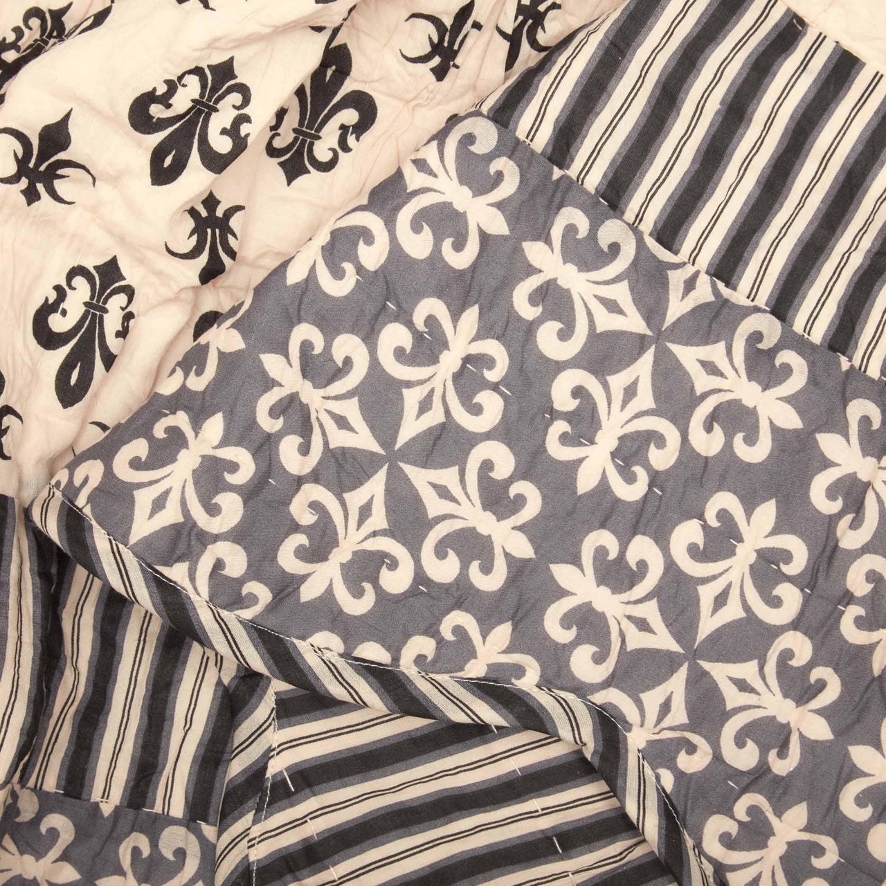 Elysee California King Quilt 130Wx115L VHC Brands - The Fox Decor