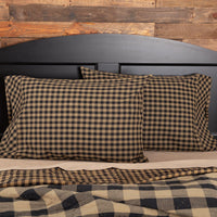 Thumbnail for Black Check Standard Pillow Case Set of 2 21x30 VHC Brands - The Fox Decor