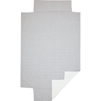 Thumbnail for Sawyer Mill Blue Ticking Stripe 5pc Daybed Quilt Set (1 Quilt, 1 Bed Skirt, 3 Standard Shams) VHC Brands - The Fox Decor