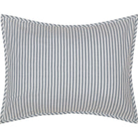 Thumbnail for Sawyer Mill Blue Ticking Stripe 5pc Daybed Quilt Set (1 Quilt, 1 Bed Skirt, 3 Standard Shams) VHC Brands