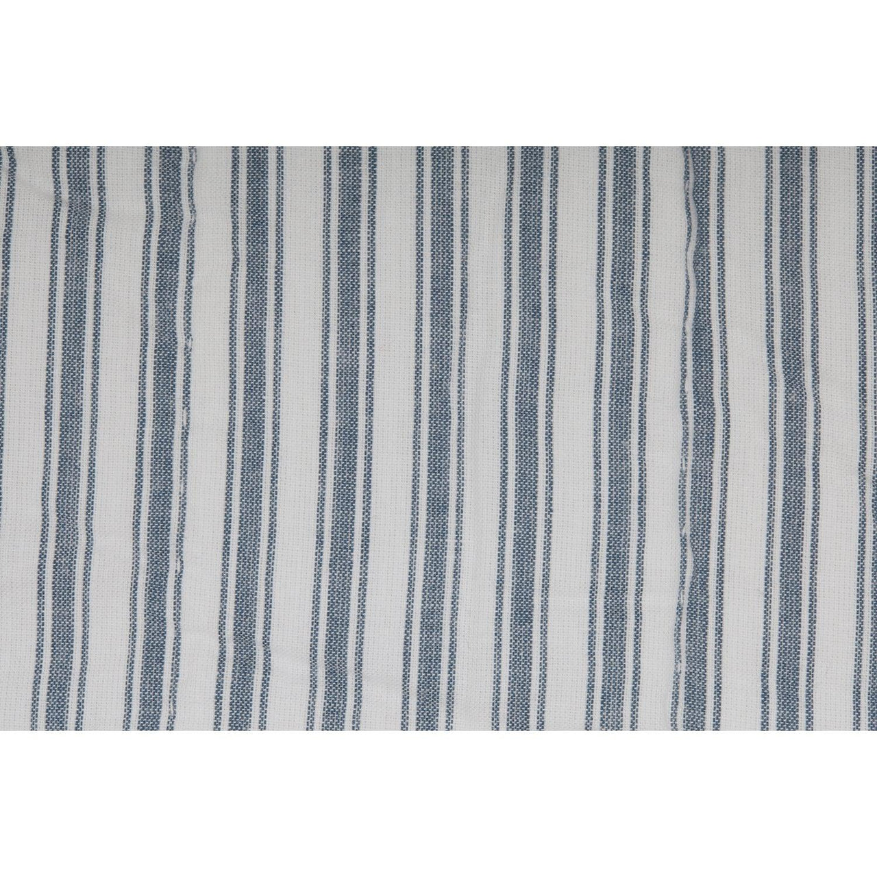 Sawyer Mill Blue Ticking Stripe 5pc Daybed Quilt Set (1 Quilt, 1 Bed Skirt, 3 Standard Shams) VHC Brands - The Fox Decor