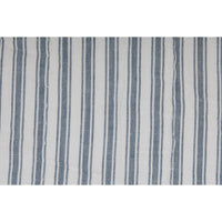 Thumbnail for Sawyer Mill Blue Ticking Stripe 5pc Daybed Quilt Set (1 Quilt, 1 Bed Skirt, 3 Standard Shams) VHC Brands - The Fox Decor