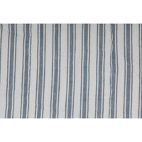 Thumbnail for Sawyer Mill Blue Ticking Stripe 5pc Daybed Quilt Set (1 Quilt, 1 Bed Skirt, 3 Standard Shams) VHC Brands