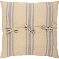Thumbnail for Farmer's Market Grain Sack Stripe Fabric Euro Sham Set of 2 26x26 VHC Brands - The Fox Decor