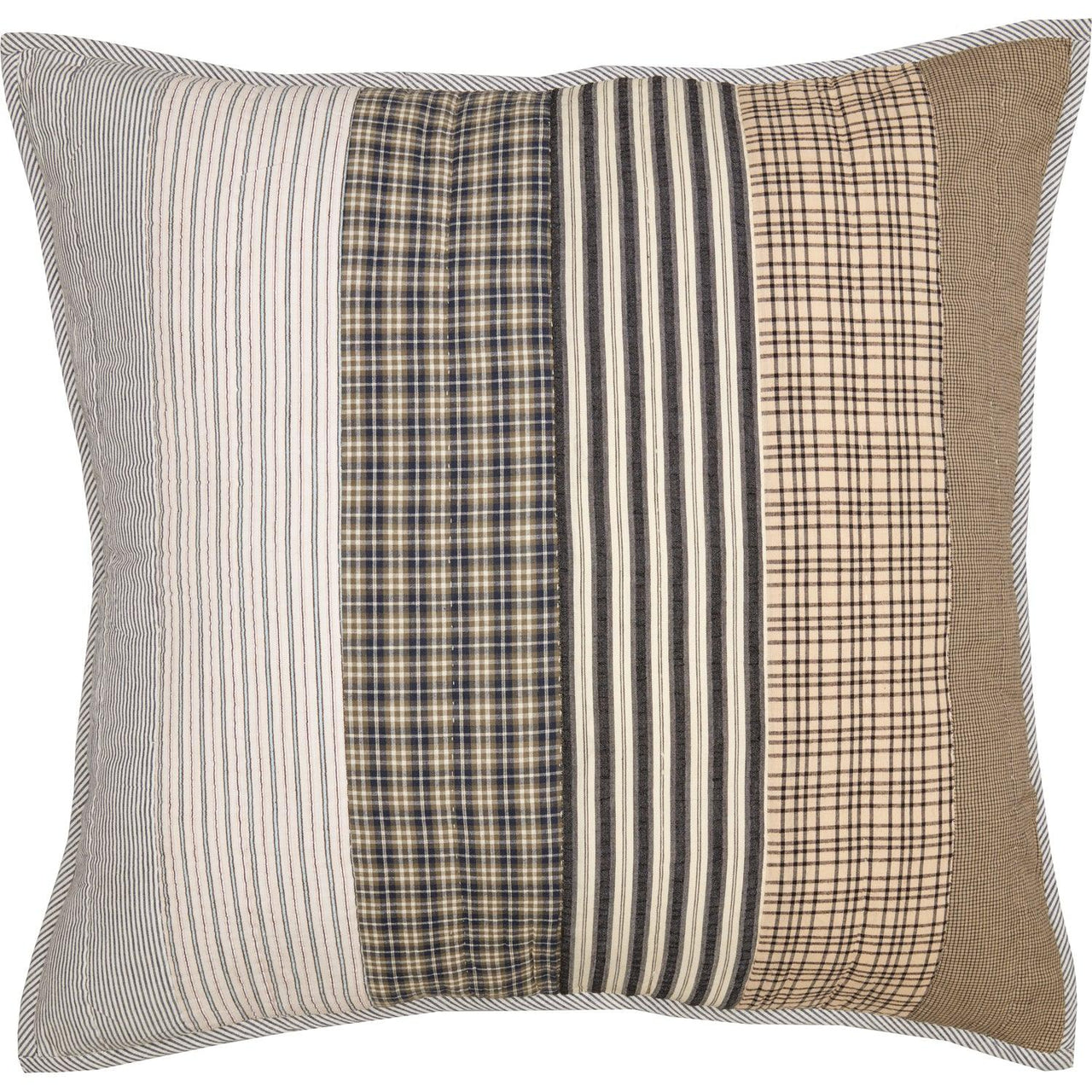 Ashmont Quilted Euro Sham Set of 2 26x26 VHC Brands - The Fox Decor