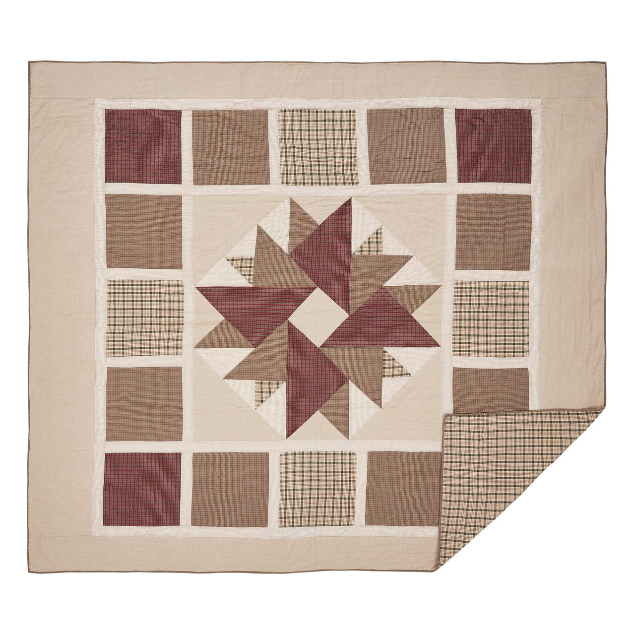 Cider Mill California King Quilt 130Wx115L VHC Brands - The Fox Decor