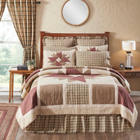 Cider Mill Luxury King Quilt 120Wx105L VHC Brands - The Fox Decor
