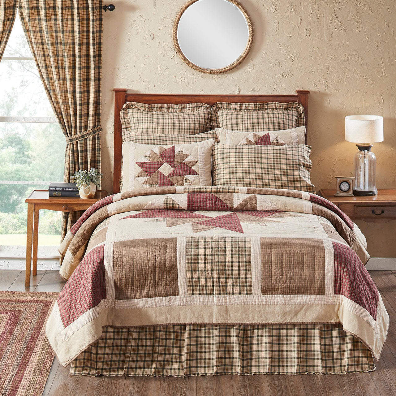 Cider Mill King Quilt 105Wx95L VHC Brands - The Fox Decor