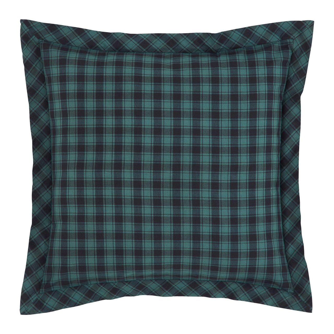 Pine Grove Fabric Euro Sham 26x26 VHC Brands - The Fox Decor