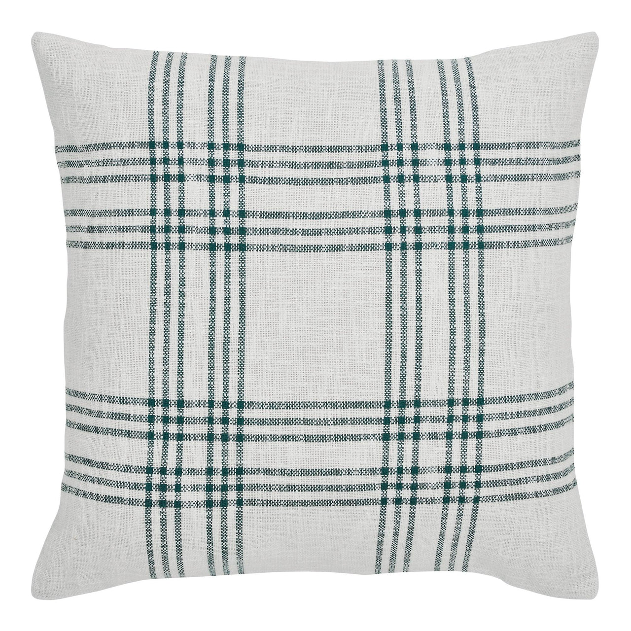 Pine Grove Plaid Fabric Euro Sham 26x26 VHC Brands - The Fox Decor