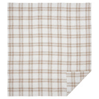 Thumbnail for Wheat Plaid Queen Coverlet 94x94 VHC Brands - The Fox Decor