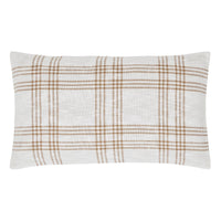 Thumbnail for Wheat Plaid King Sham 21x37 VHC Brands - The Fox Decor