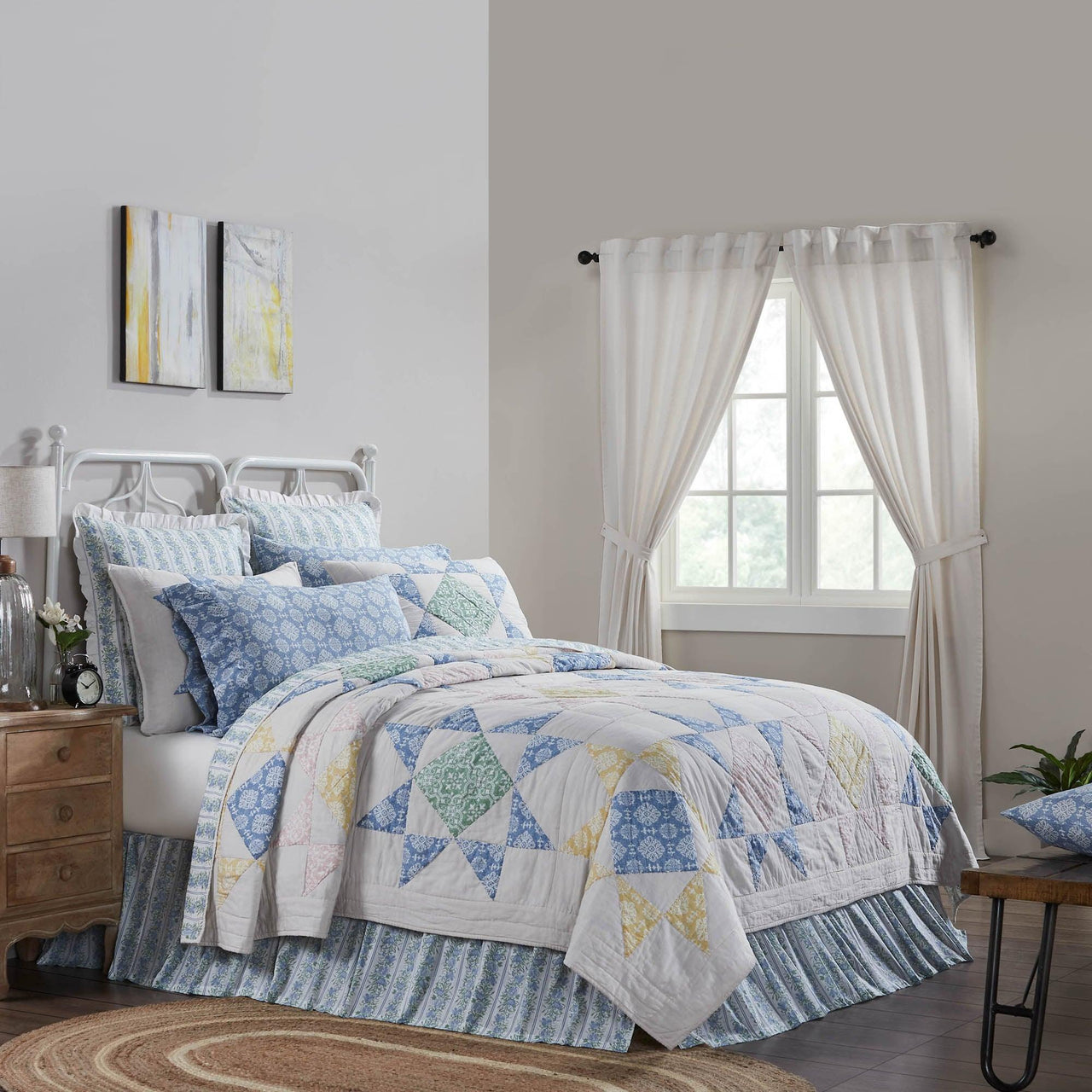 Jolie Twin Quilt 68Wx86L VHC Brands