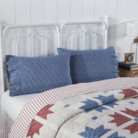 Thumbnail for Celebration Ruffled Standard Pillow Case Set of 2 21x26+4 VHC Brands - The Fox Decor