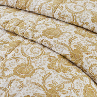 Thumbnail for Dorset Gold Floral Queen Quilt 90Wx90L VHC Brands