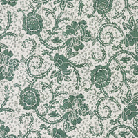 Thumbnail for Dorset Green Floral Queen Bed Skirt 60x80x16 VHC Brands
