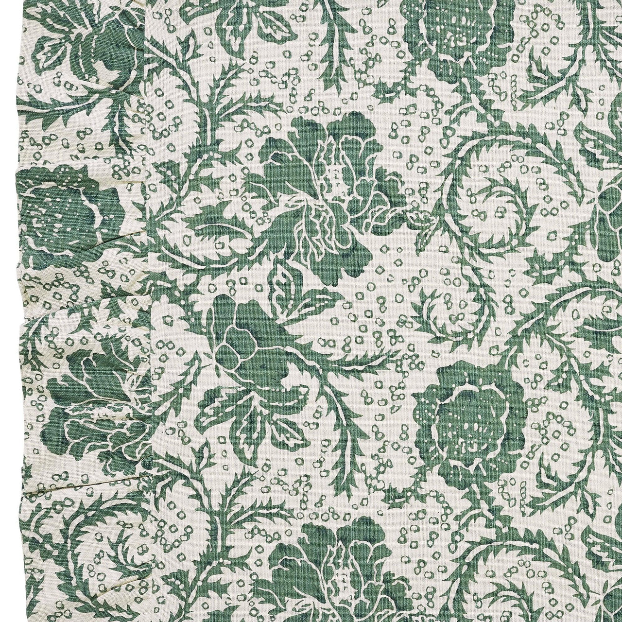 Dorset Green Floral Standard Sham 21x27 VHC Brands - The Fox Decor