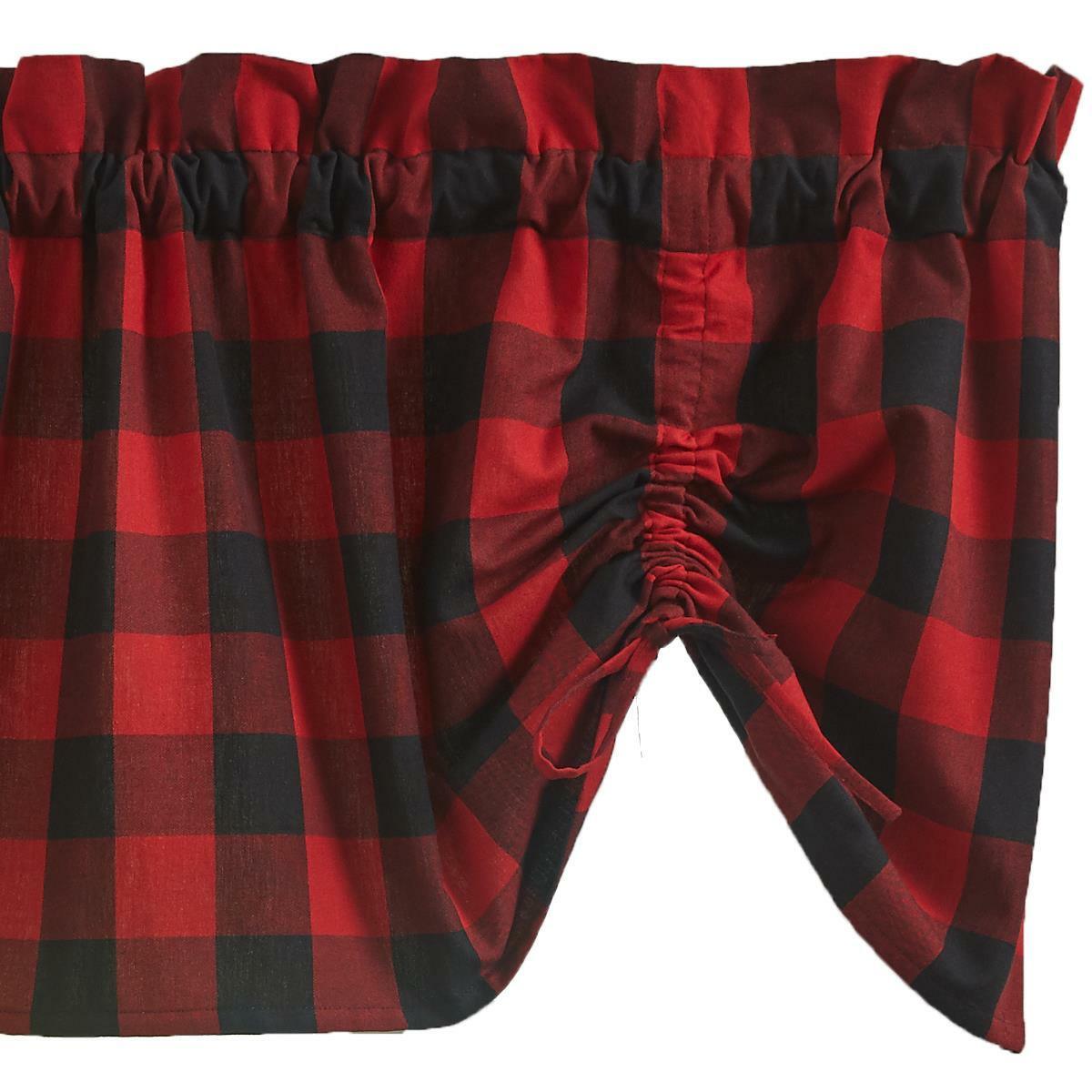 Buffalo Check Valance - Farmhouse Park Designs