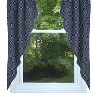 Lover's Knot - Indigo Gathered Swag C6130002 - The Fox Decor