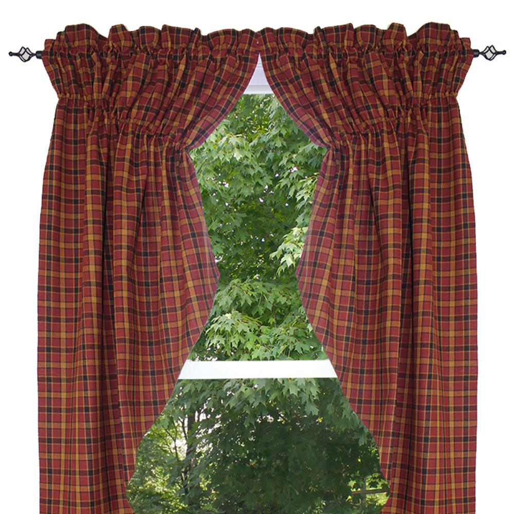 Homestead - Red Gathered Swag C6330017 - The Fox Decor
