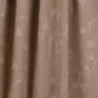 Thumbnail for Taupe Candlewicking Taupe Gathered Swag Lined C6440038 - The Fox Decor