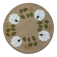 Thumbnail for White Pumpkin Candle Mat - Interiors by Elizabeth