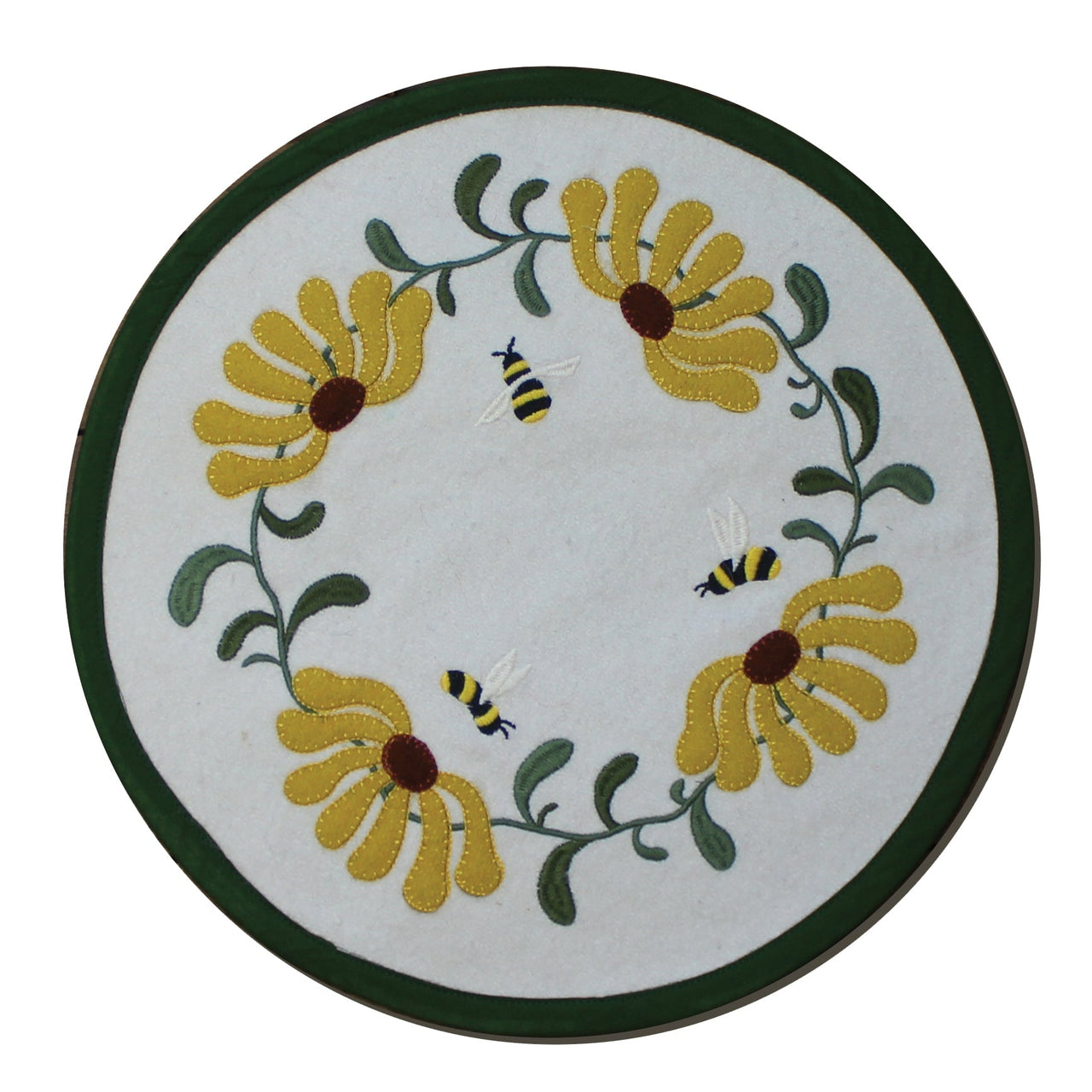 Flowers and Bees Candle Mat - Interiors by Elizabeth