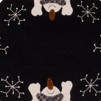 Thumbnail for Snow Day Black Candlemat Set Of Two CMRE0225 - The Fox Decor
