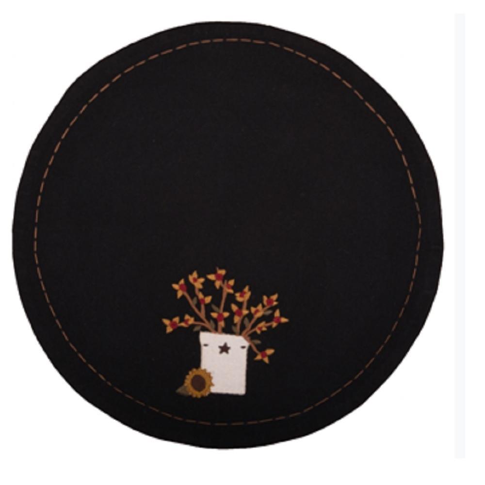 Bitter Sweet Crock Candle Mat CMRE0322 - The Fox Decor