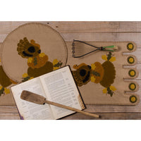 Turkey Nutmeg Candle Mat Set Of Two CMSL0042 - The Fox Decor