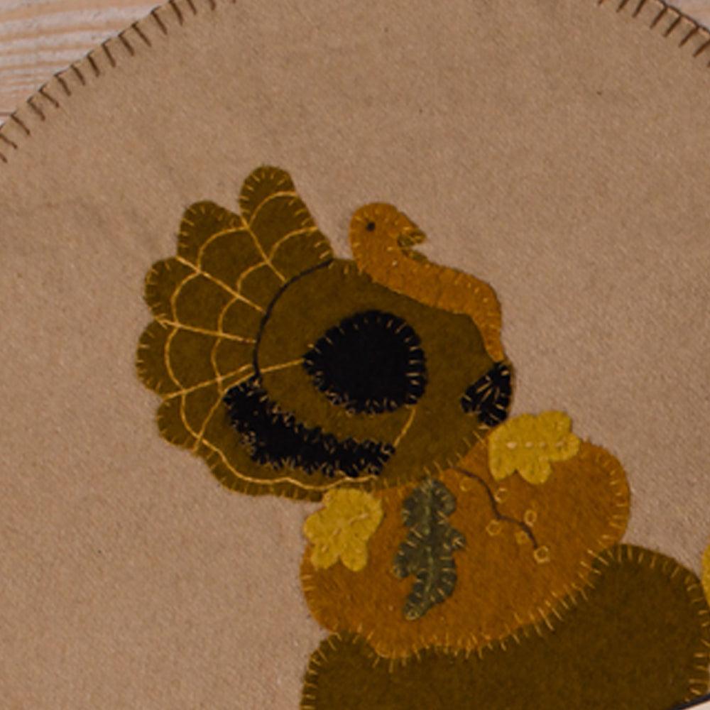 Turkey Nutmeg Candle Mat Set Of Two CMSL0042 - The Fox Decor