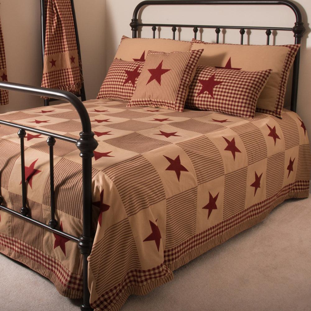 Heritage House Star Queen Bed Cover CQ040017 - The Fox Decor