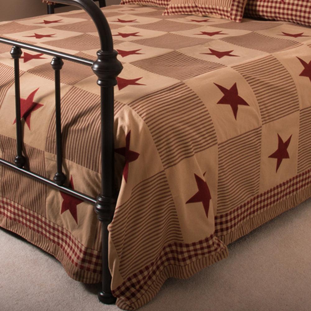 Heritage House Star Queen Bed Cover CQ040017 - The Fox Decor