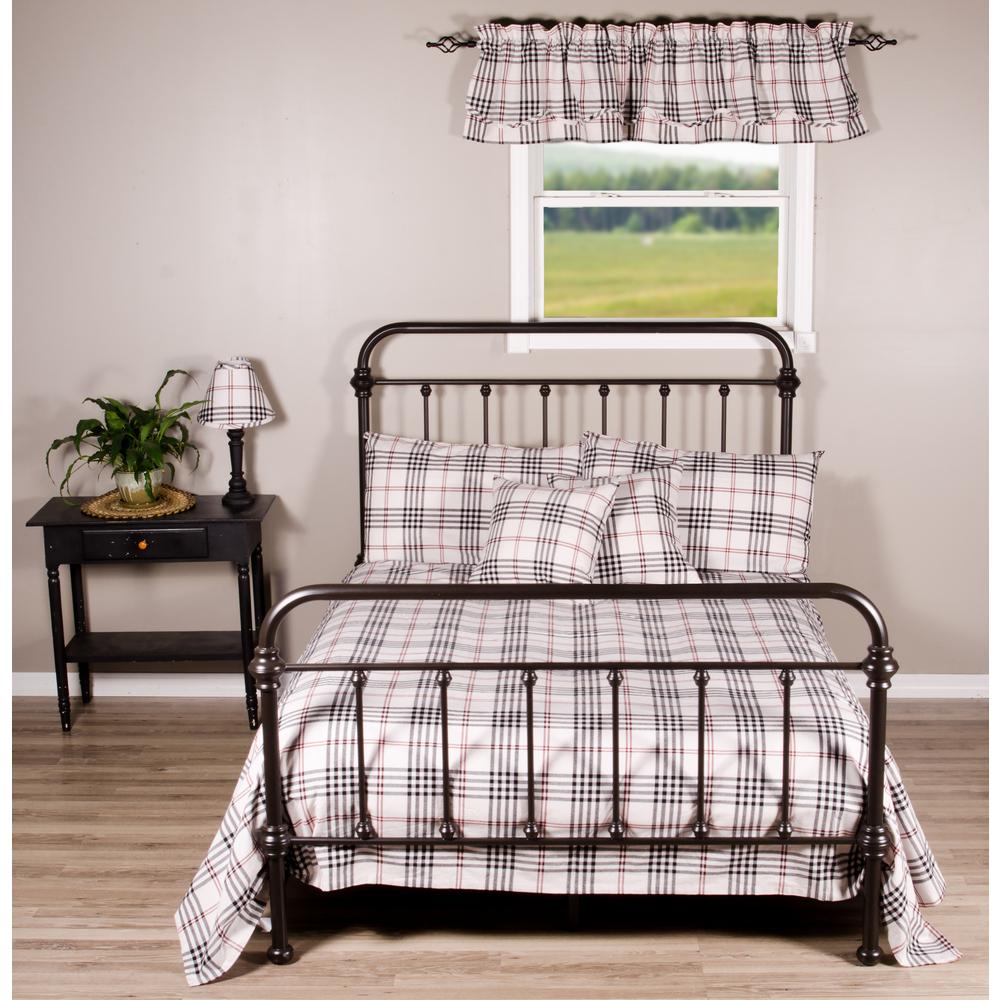Chesterfield Check 78" X 96" Cream Black Red CT591005 - The Fox Decor