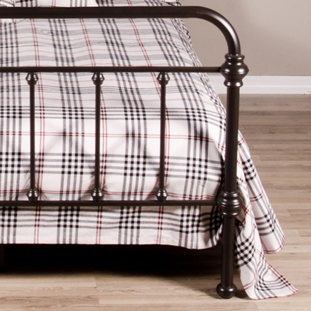 Chesterfield Check 78" X 96" Cream Black Red CT591005 - The Fox Decor