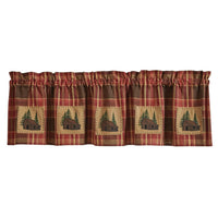 Thumbnail for Cabin Creek Patch Valance Set of 2 Park Designs