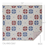 Thumbnail for Celebration California King Quilt 130Wx115L VHC Brands
