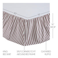 Thumbnail for Celebration King Bed Skirt 78x80x16 VHC Brands - The Fox Decor