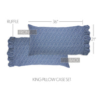 Thumbnail for Celebration Ruffled King Pillow Case Set of 2 21x36+4 VHC Brands