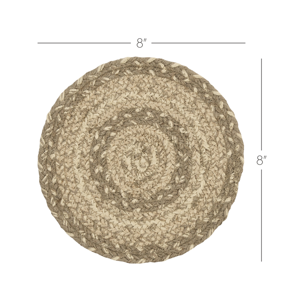 Cobblestone Jute Trivet 8" VHC Brands - The Fox Decor