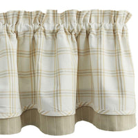 Thumbnail for Cocoa Butter Valance - Lined Layered Park Designs