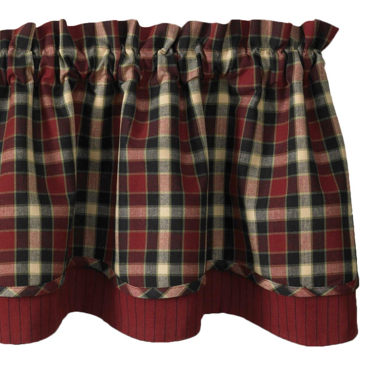 Concord Valance - Lined Layered Park Designs - The Fox Decor