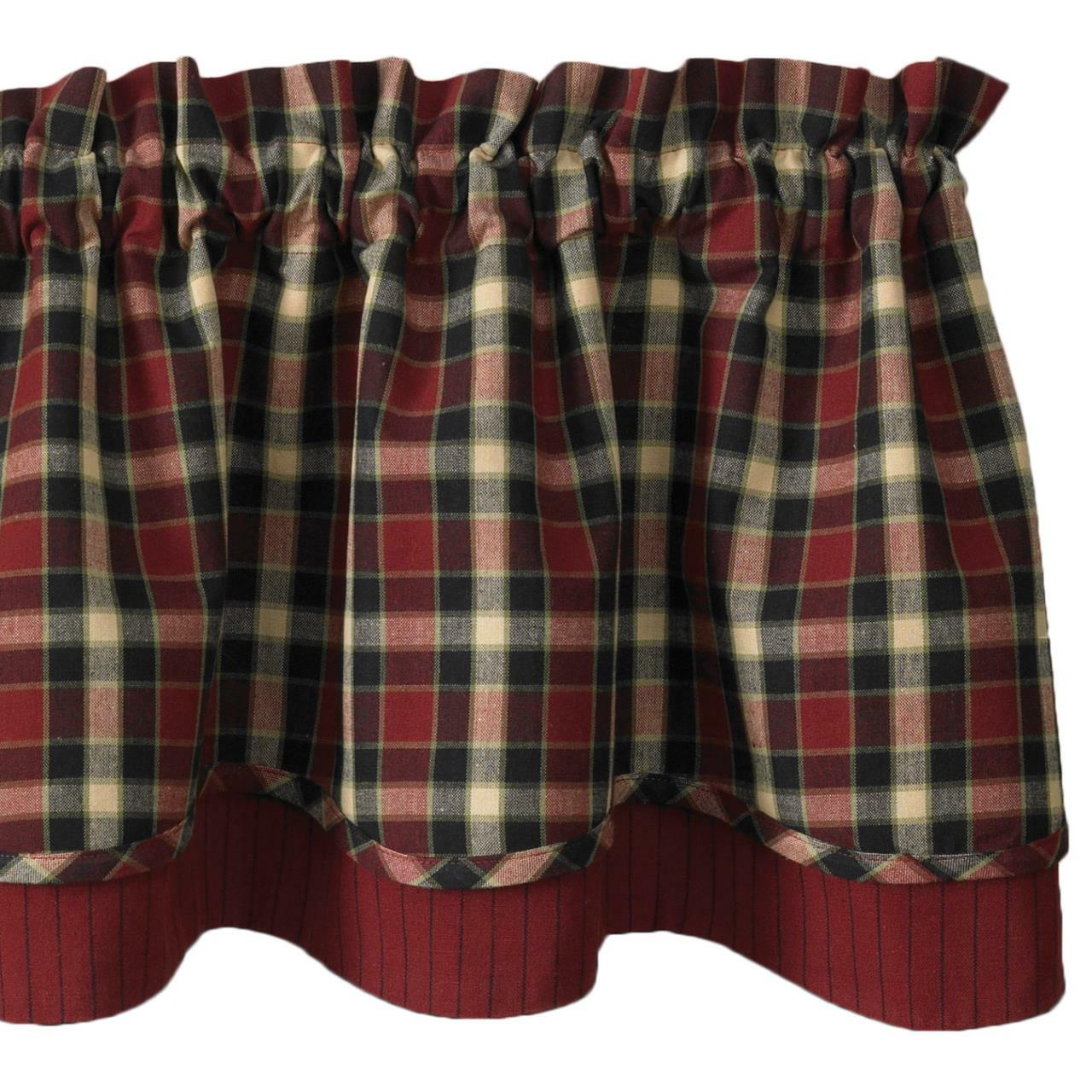 Concord Valance - Lined Layered Park Designs