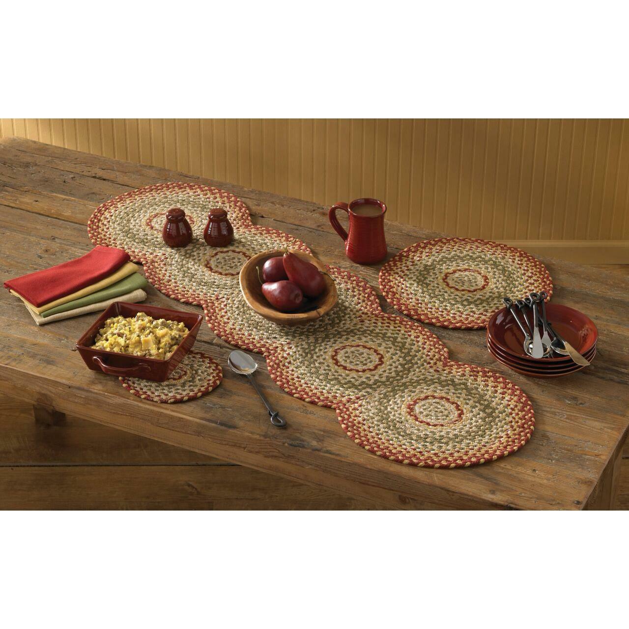 Mill Village Braided Table Runner - 54"L Park Designs - The Fox Decor