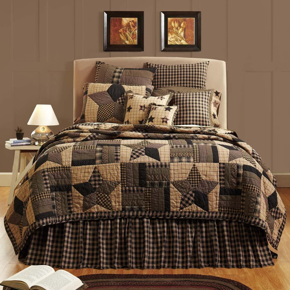 Bingham Star California King Quilt 130Wx115L VHC Brands - The Fox Decor