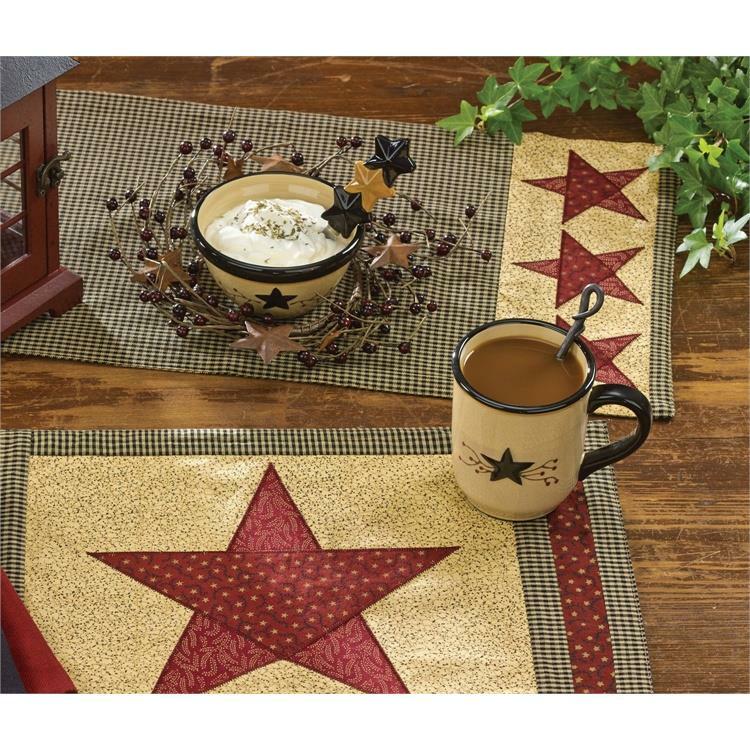 Country Star Table Runner - 54"L Park Designs