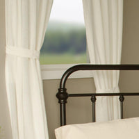Thumbnail for Grain Sack Stripe Cream Pewter Queen Duvet Cover DQ165065 - The Fox Decor