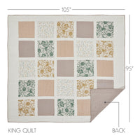 Thumbnail for Dorset King Quilt 105Wx95L VHC Brands - The Fox Decor