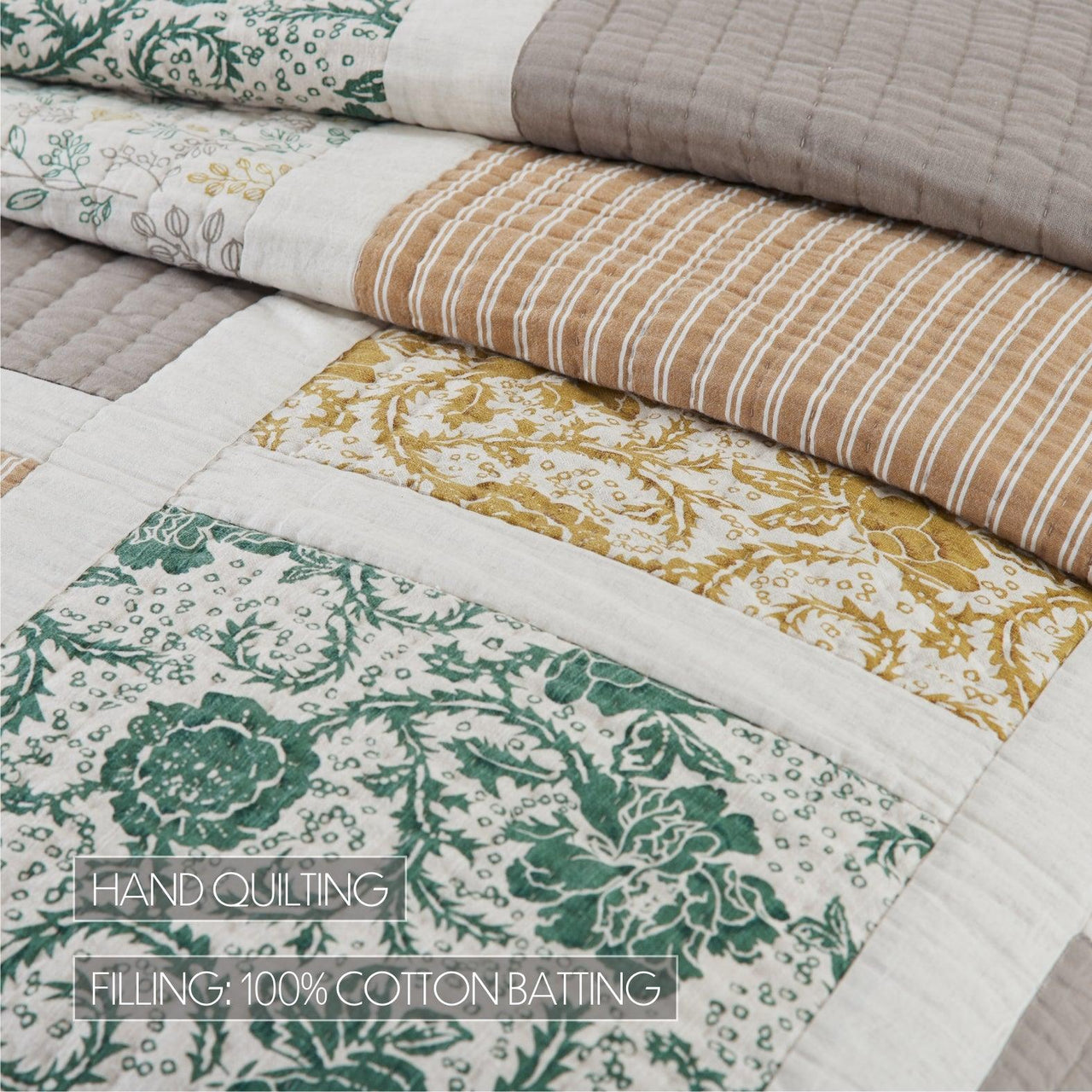 Dorset Twin Quilt 68Wx86L VHC Brands - The Fox Decor