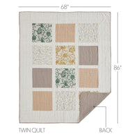 Dorset Twin Quilt 68Wx86L VHC Brands - The Fox Decor